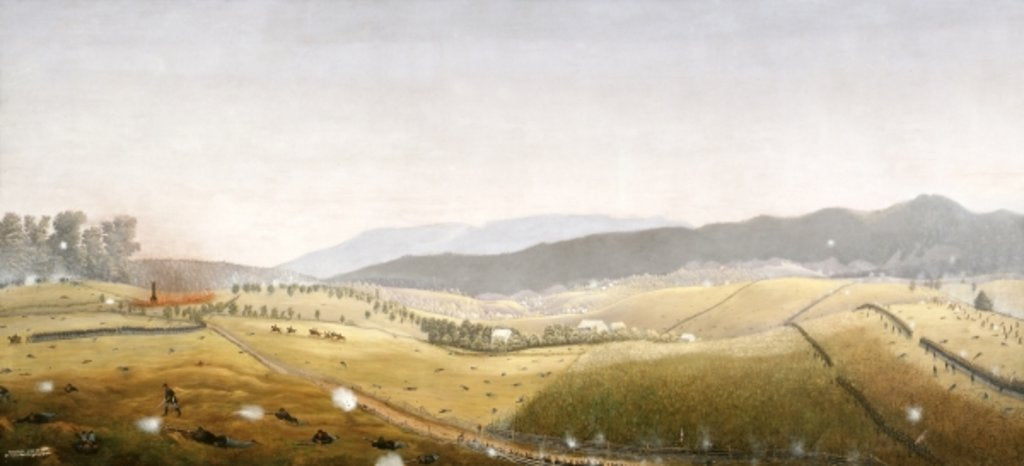 Detail of Dunker Church / West Woods by James Hope