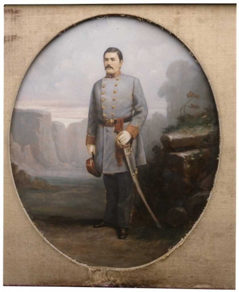 Detail of Portrait of Major William Preston by American School