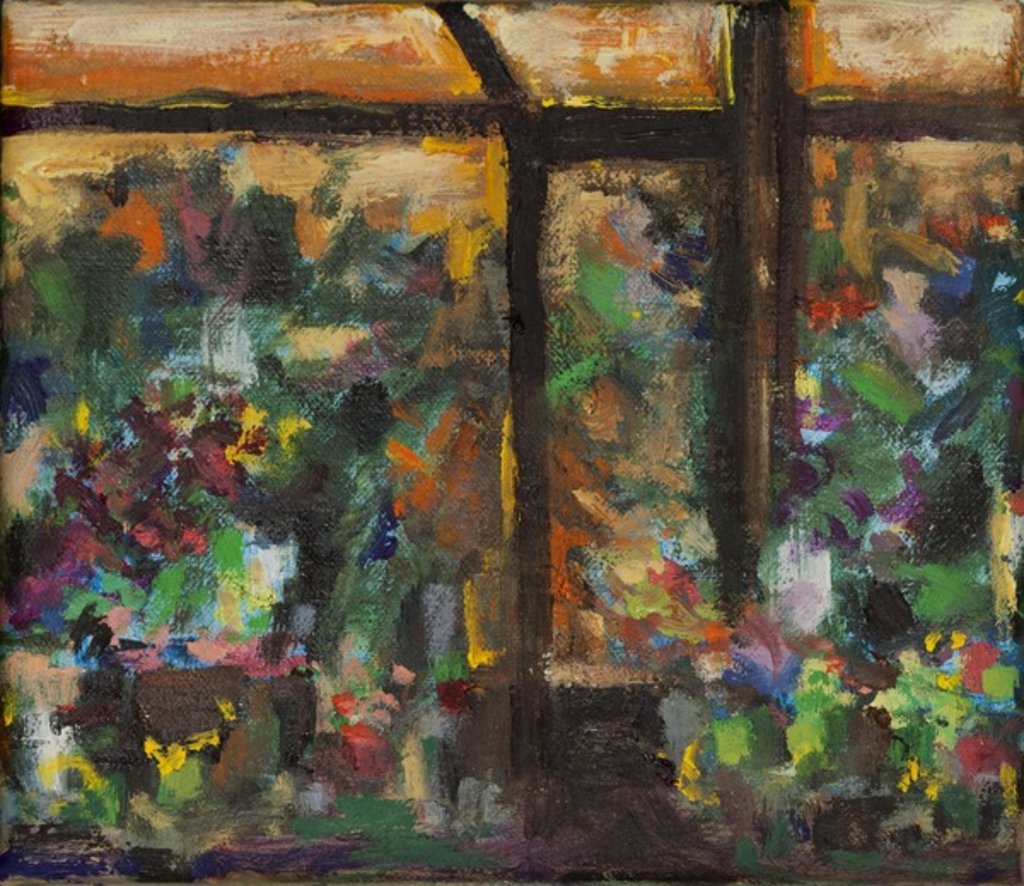 Detail of Sicilian Avenue Florist, 2017 by Julie Held