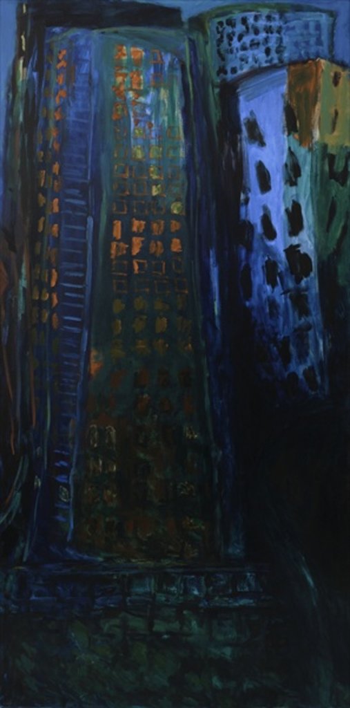 Detail of City - Night by Julie Held
