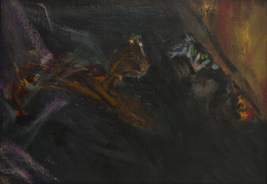 Detail of Kittens at Play, 2016 by Julie Held