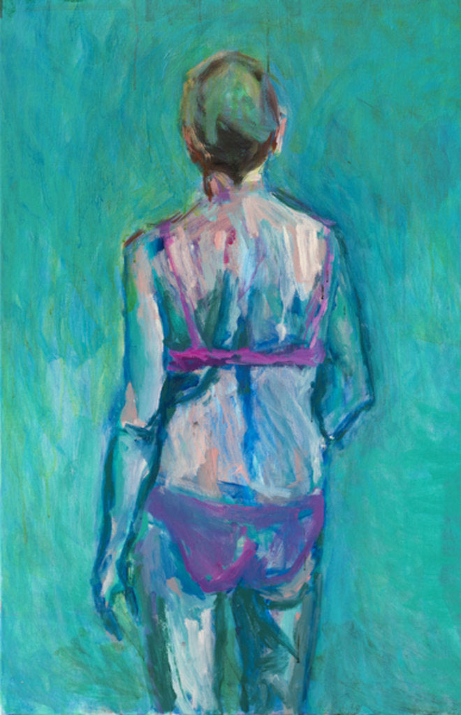 Detail of Swimmer, 2017 by Julie Held
