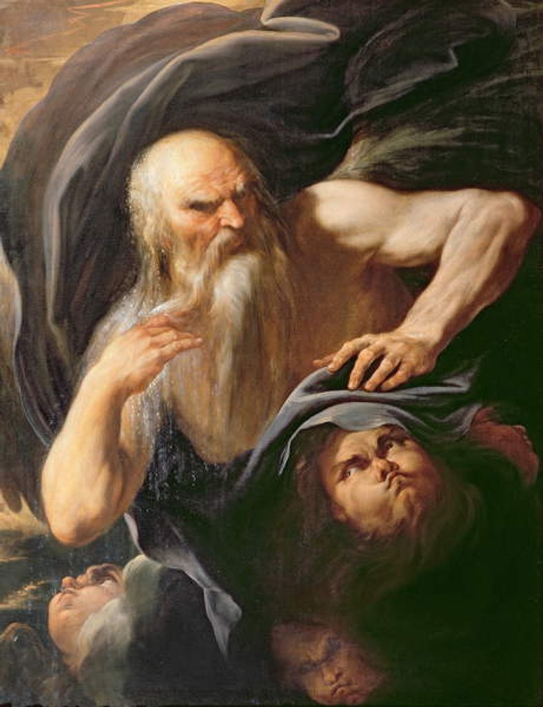 Detail of Winter by Agostino Scilla