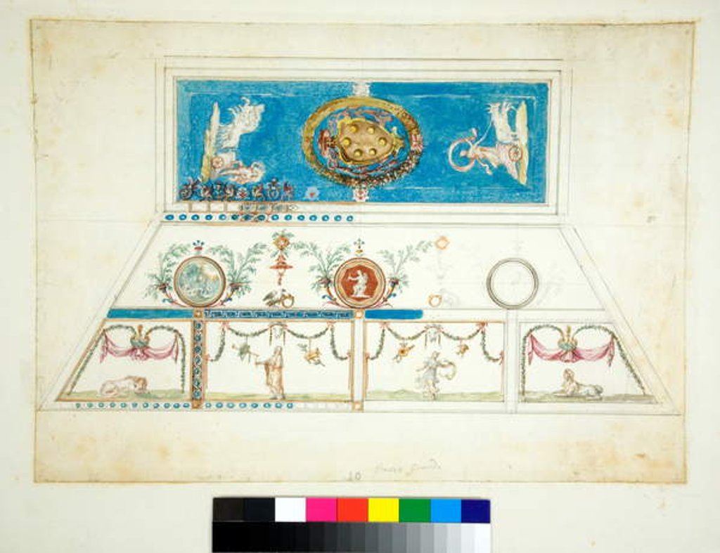 Detail of Vaulting of the Villa Madama by Pietro Santi Bartoli