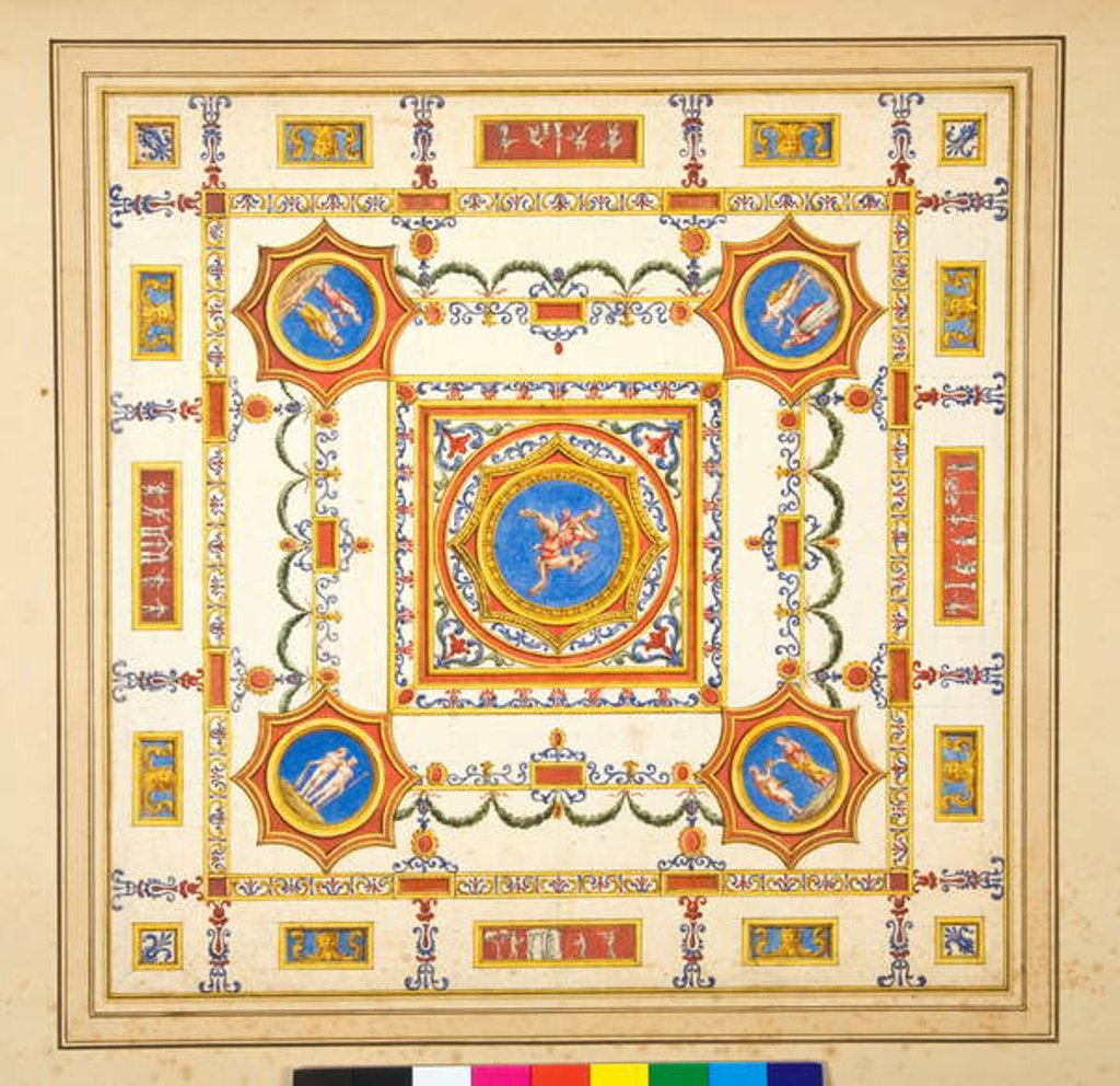 Detail of Volta del Palazzo di Augusto by Pietro Santi Bartoli