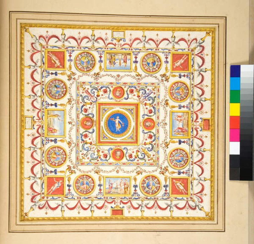 Detail of Volta del Palazzo di Augusto by Pietro Santi Bartoli