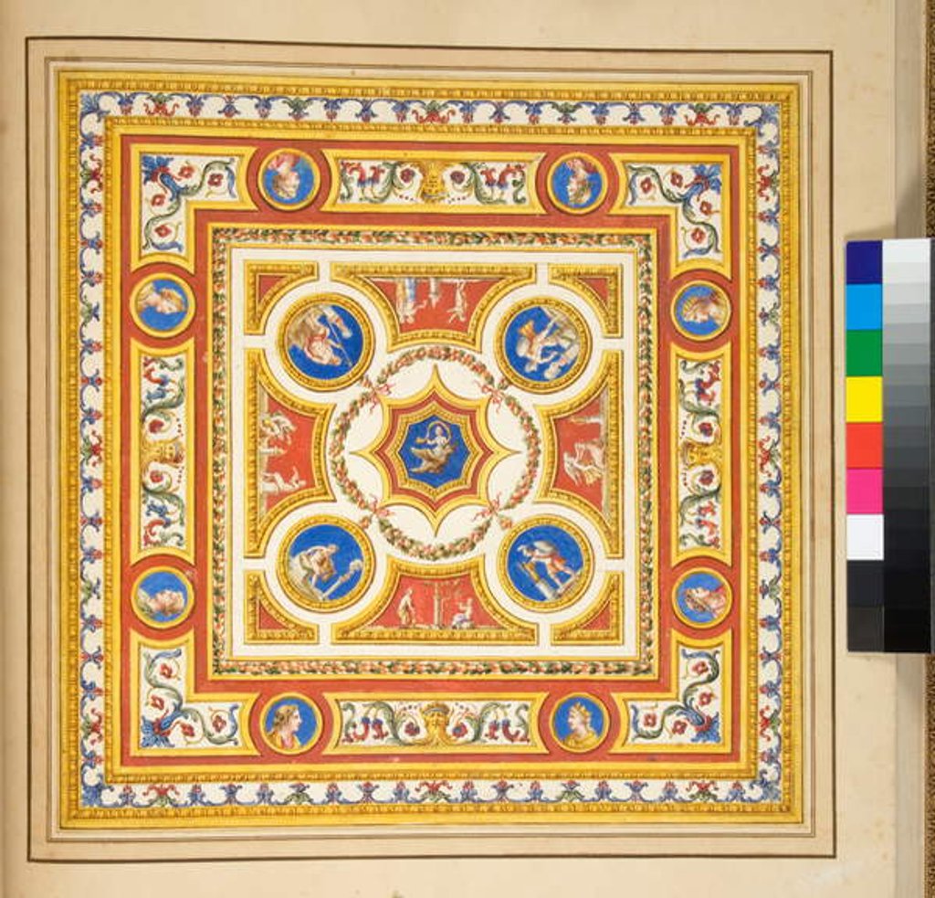 Detail of Volta del Palazzo di Augusto by Pietro Santi Bartoli