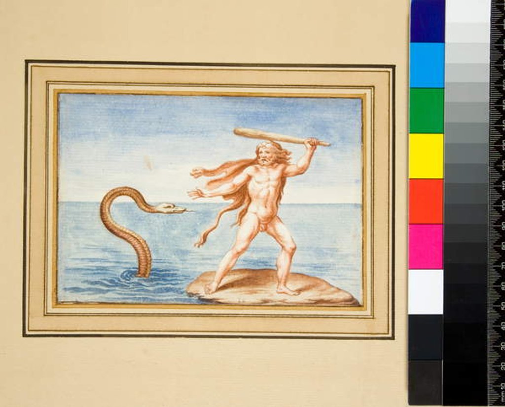 Detail of Scene from the Vatican Virgil by Pietro Santi Bartoli