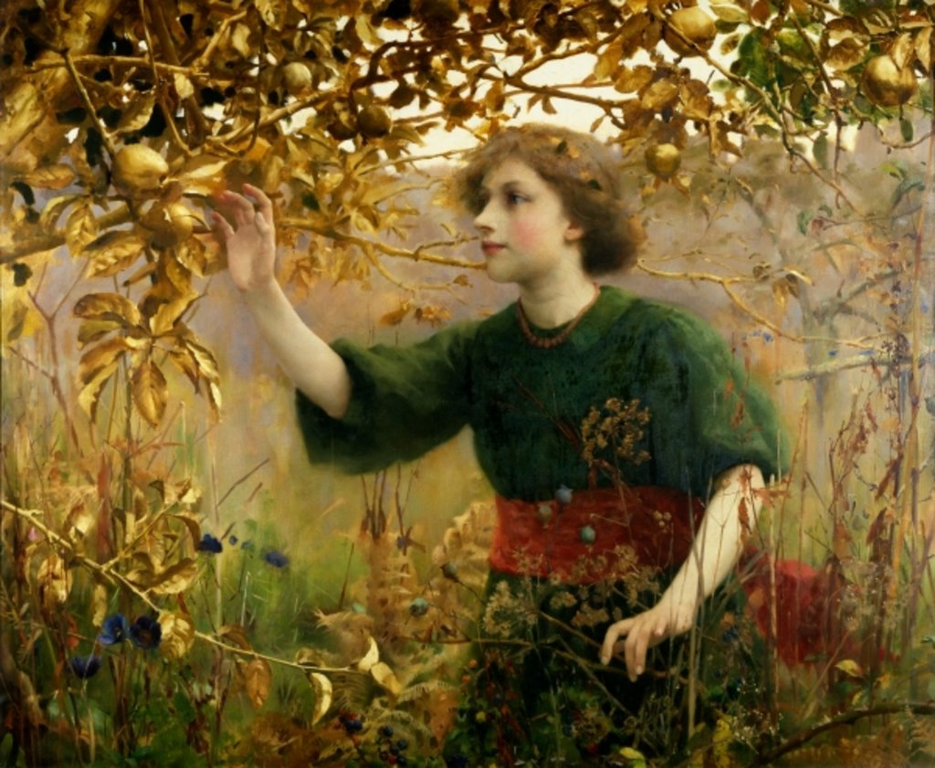 Detail of A Golden Dream, 1893 by Thomas Cooper Gotch