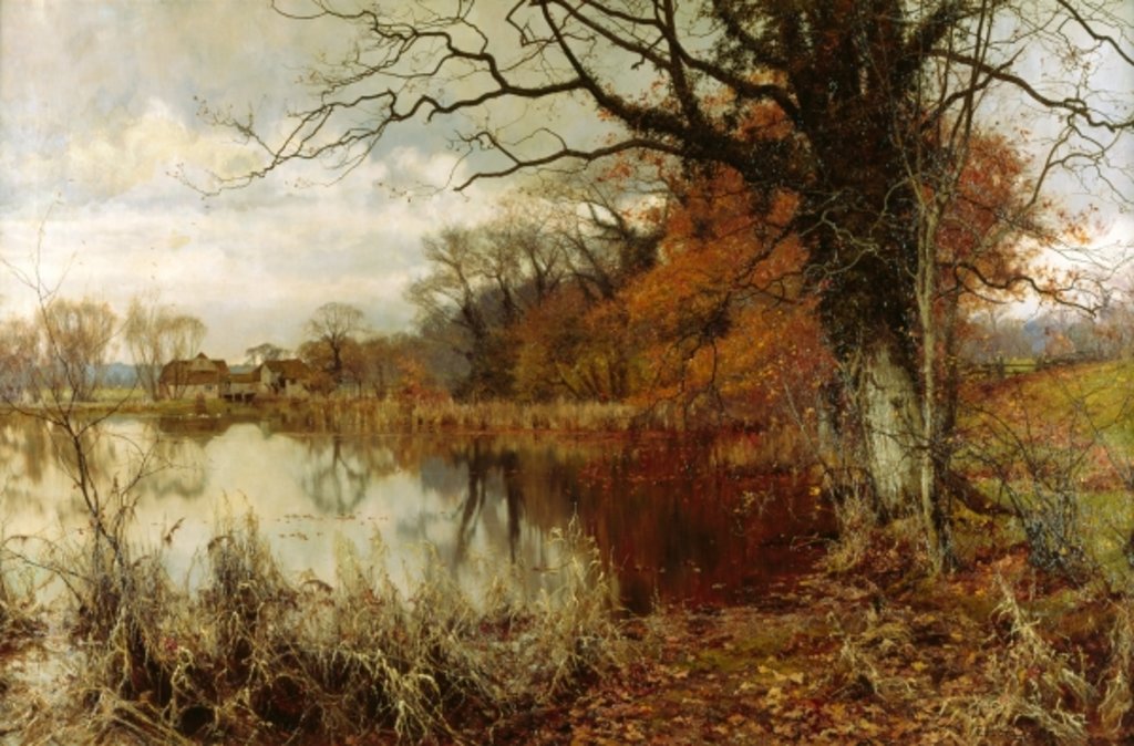 Detail of The Mellow Year is Hastening, 1896 by Edward Wilkins Waite