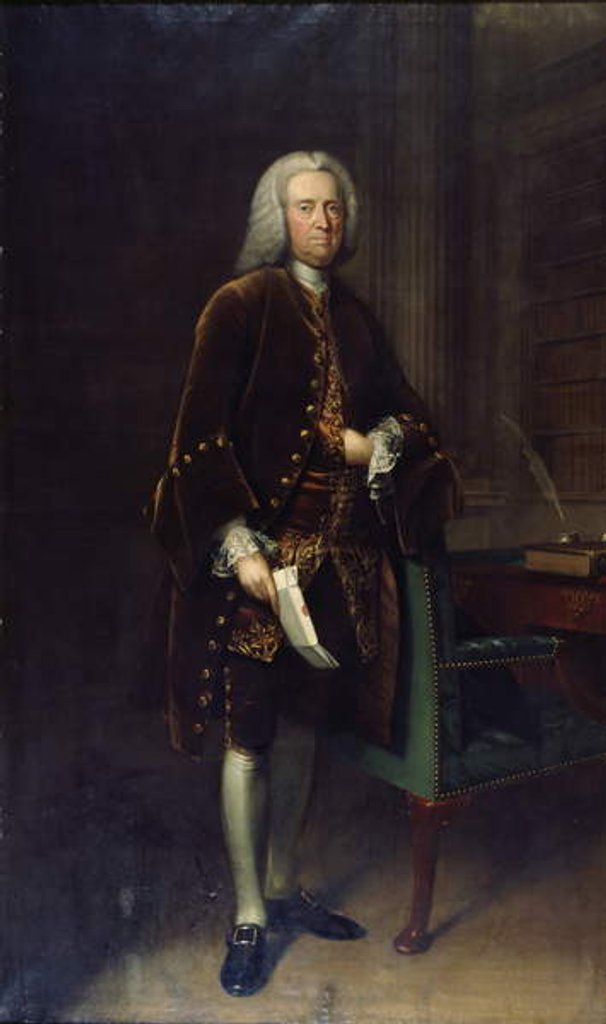 Detail of Nicholas Fazackerley by Arthur Devis