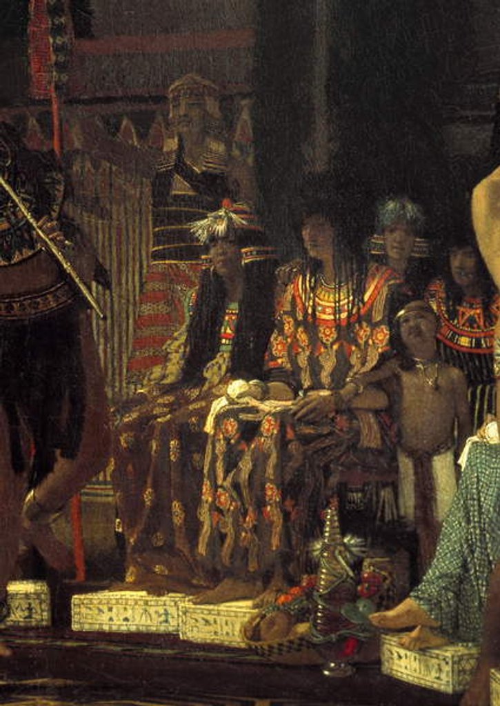 Detail of Pastimes in Ancient Egypt, 3000 Years Ago, 1863 by Lawrence Alma-Tadema