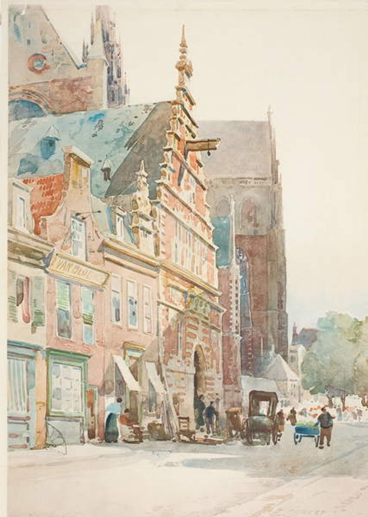 Detail of Harlem by Ernest George