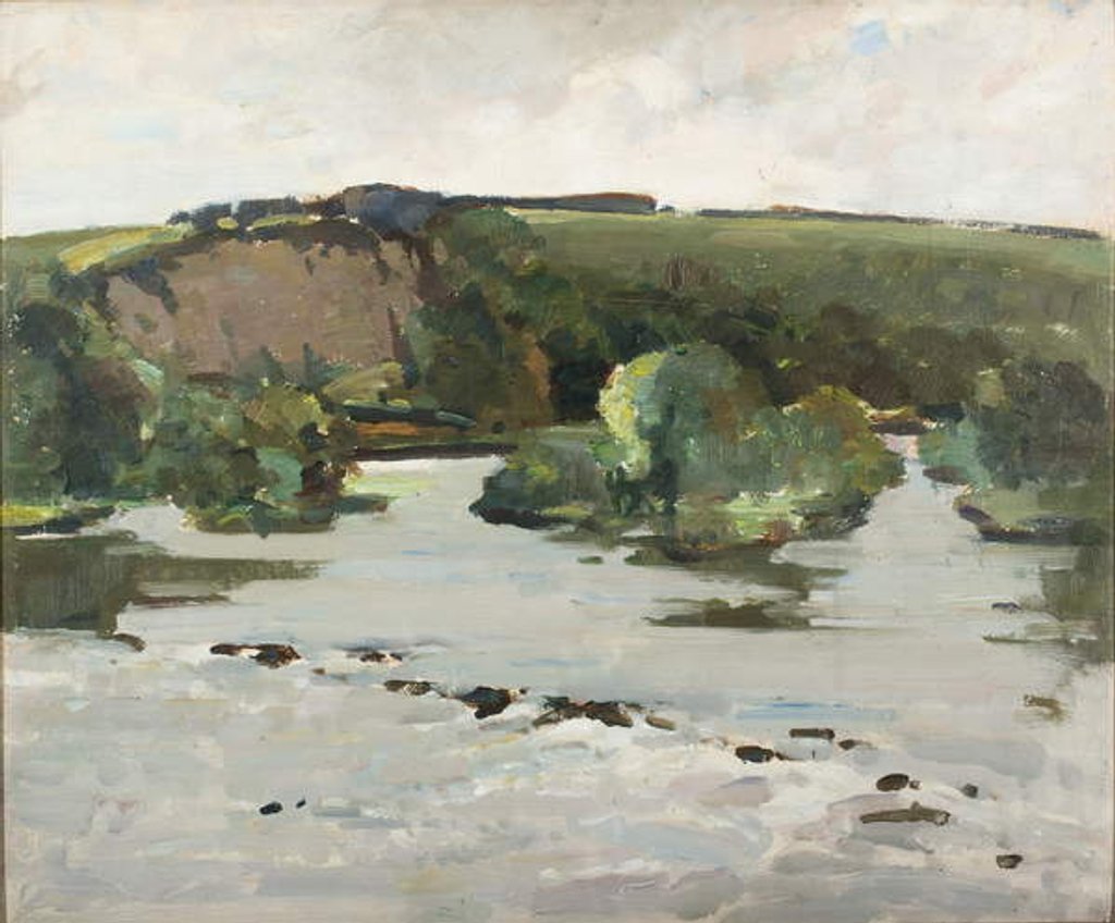 Detail of Near Ludlow by Frederick Milner