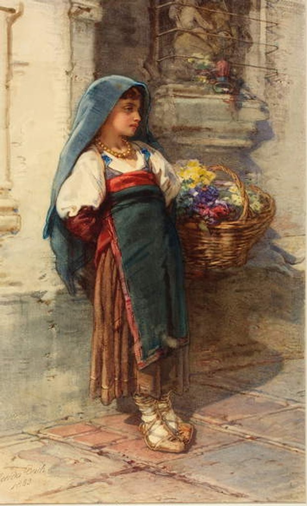 Detail of Figure study, 1883 by Guido Bach