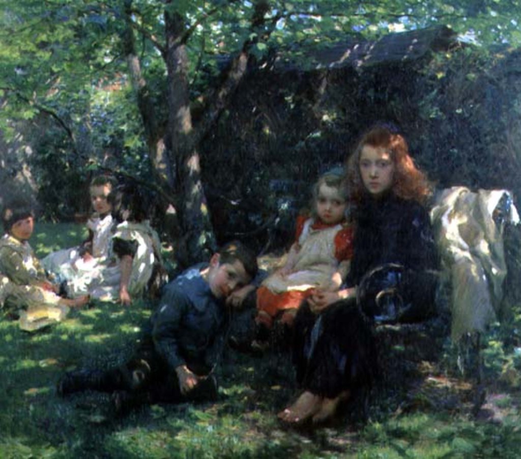 Detail of Summertime, 1901 by Walter Frederick Osborne