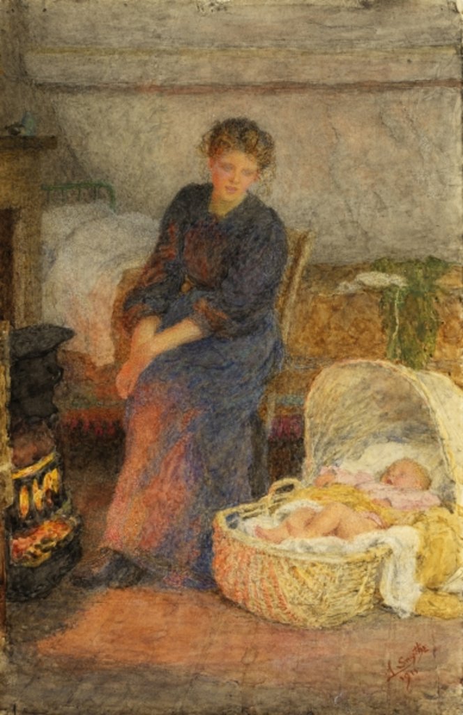 Detail of When life is hard it's better to be young, 1911 by Lionel Percy Smythe