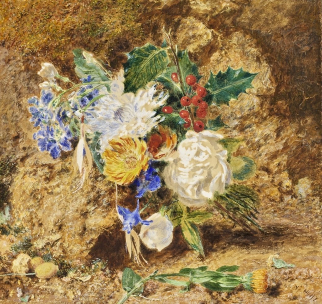 Detail of Winter Flowers, c.1850 by William Henry Hunt
