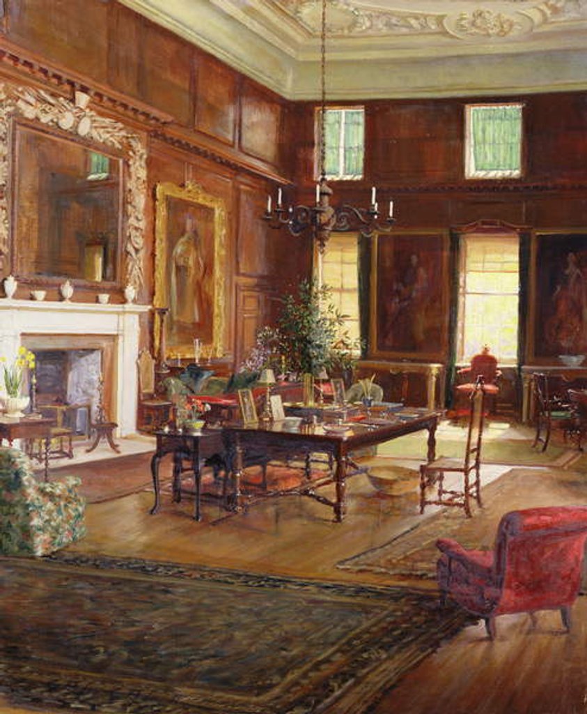 Detail of Interior of the State Room, Governor's House, Royal Hospital, Chelsea, 1922 by George Percy Jacomb-Hood
