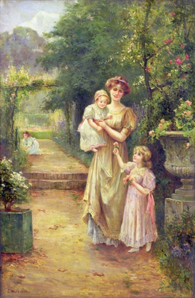 Detail of One for Baby, c.1900 by Ernest Walbourn