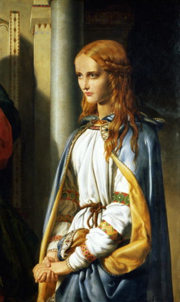 Detail of Cordelia Disinherited, 1850 by John Rogers Herbert