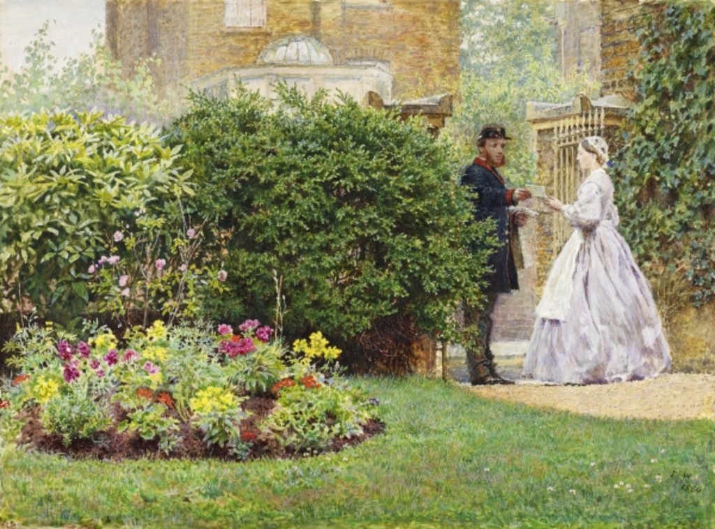 Detail of My Front Garden, 1864 by Frederick Walker
