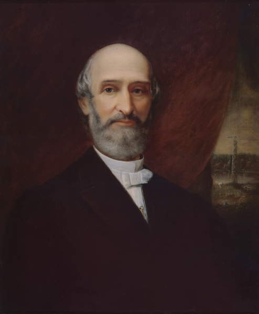 Detail of Henry Chandler Bowen by James J. (attr. to) Sawyer