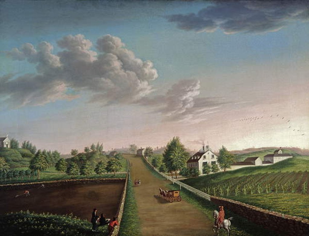 Detail of Ezekiel Hersey Derby Farm, c.1800 by Michele Felice Corne