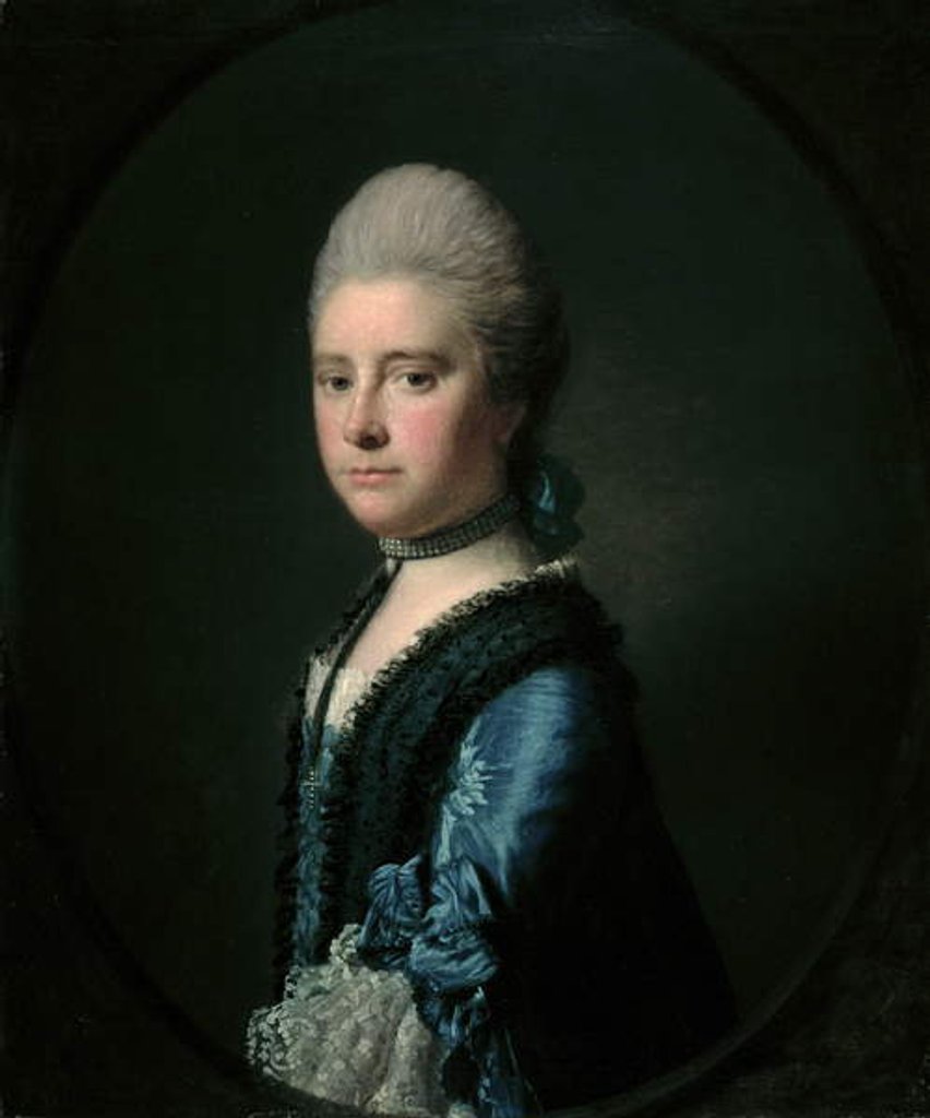 Detail of Mrs Tracy Travell by Allan Ramsay