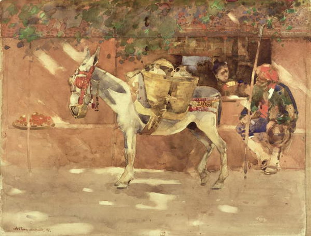 Detail of A Byway in Granada, 1891 by Arthur Melville