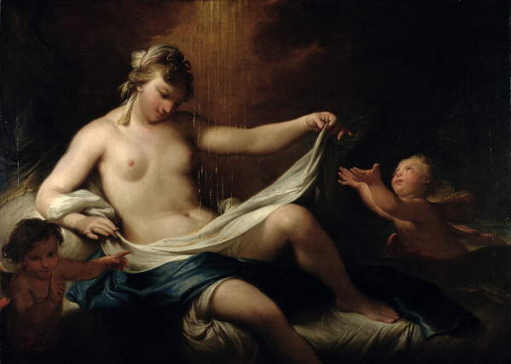 Detail of Danae and the Golden Shower, c.1750 by Andrea Casali