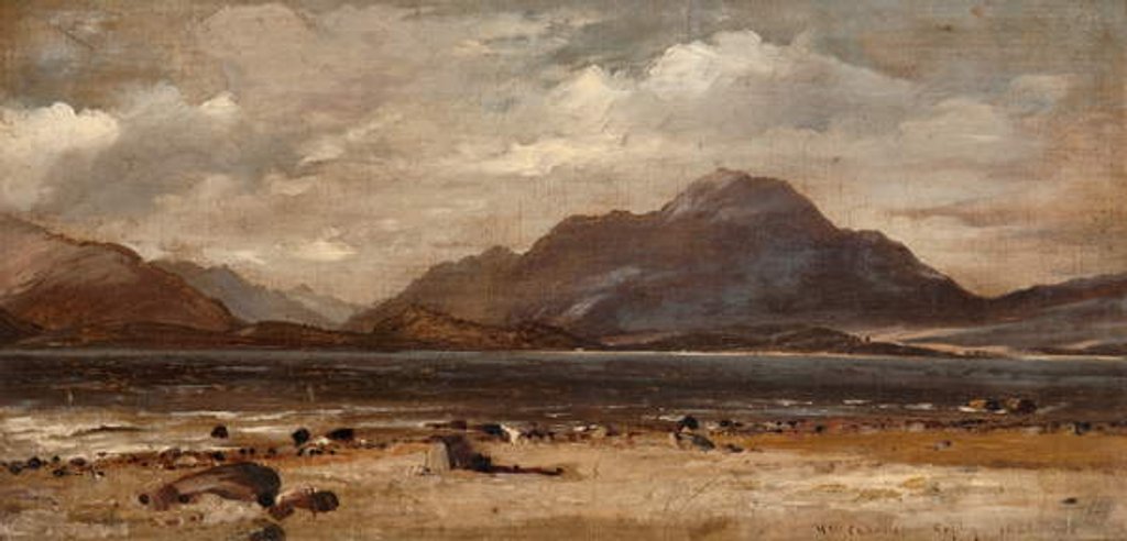 Detail of Loch Lomond and Ben Lomond, 1846 by Horatio McCulloch