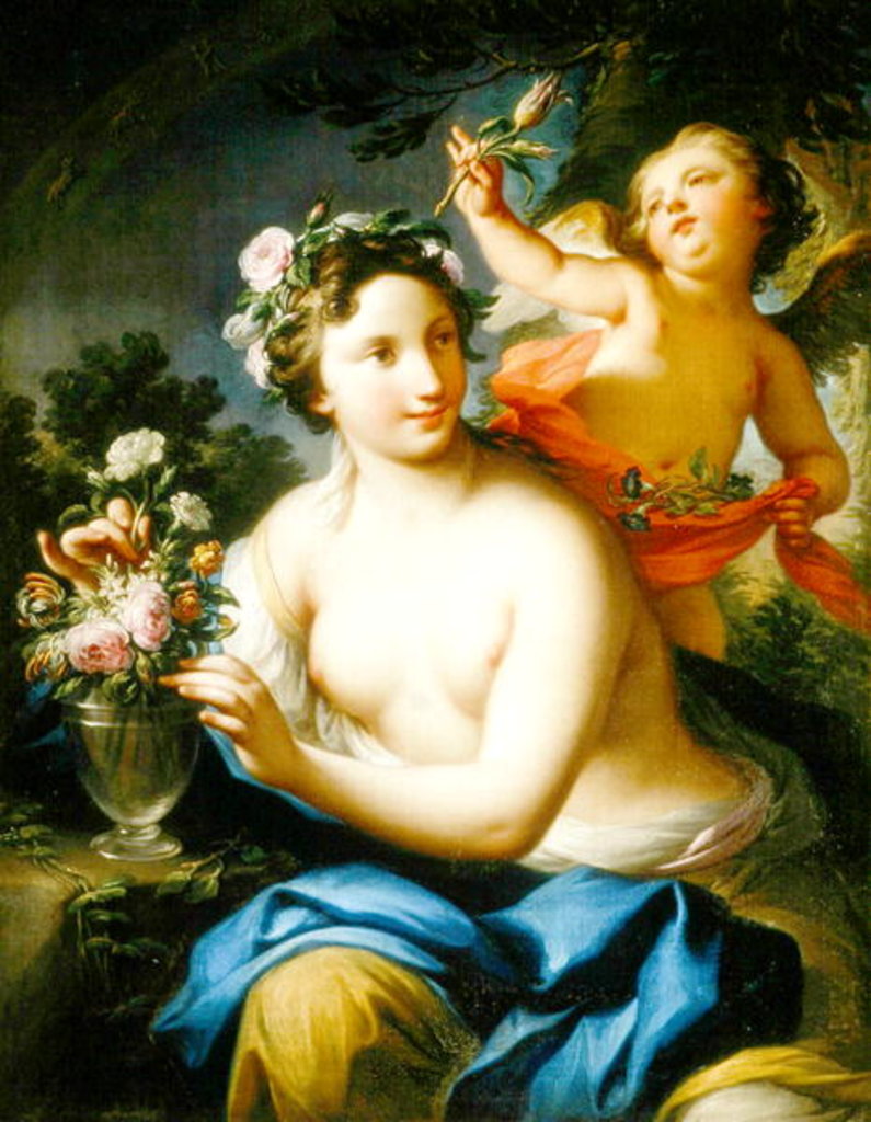 Detail of Allegory of Spring, c.1760 by Andrea Casali