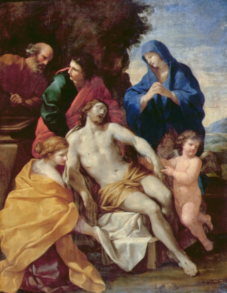 Detail of The Entombent, c.1638 by Giovanni Francesco Romanelli