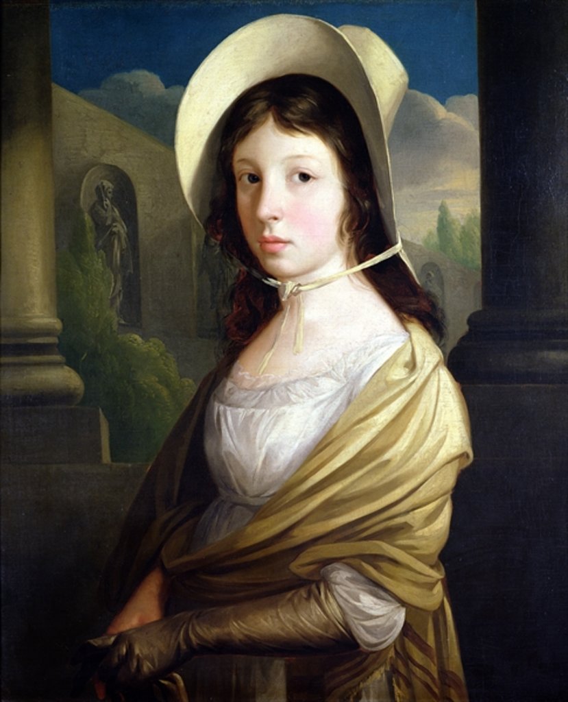 Detail of Priscilla Jones, c.1802 by Thomas Barker of Bath