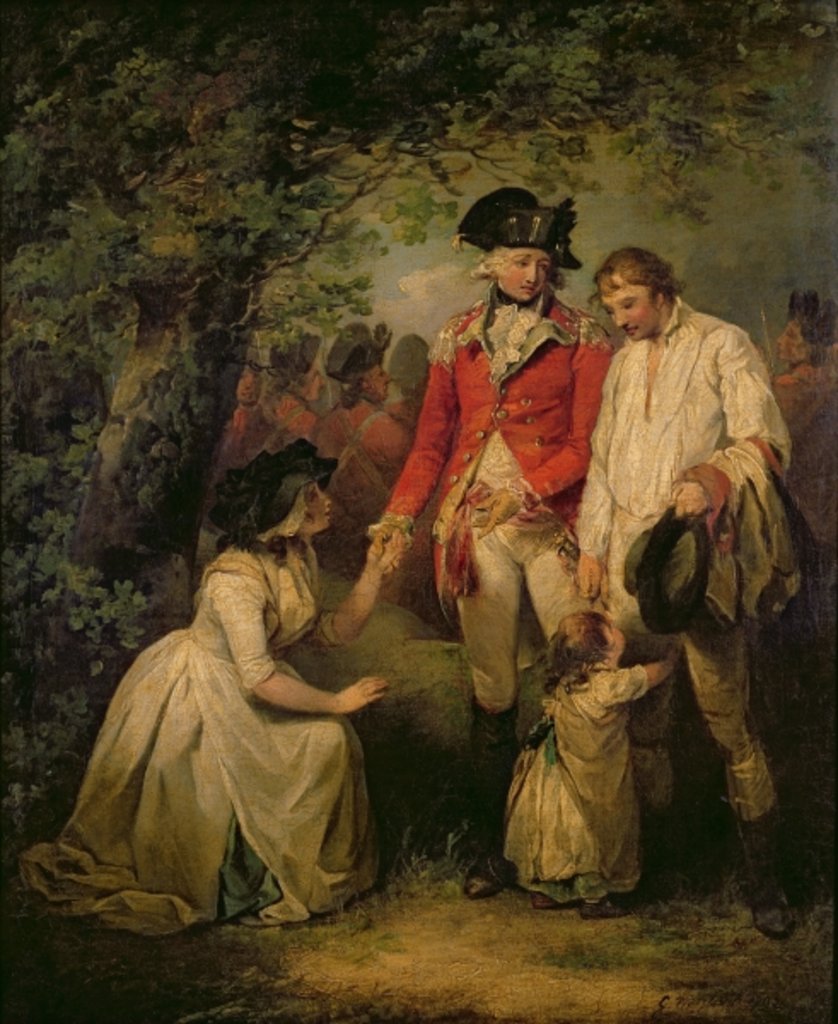 Detail of The Deserter Pardoned, 1792 by George Morland