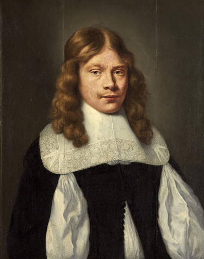 Detail of Portrait of a Young Man, c.1645 by Jan Jansz. de Stomme