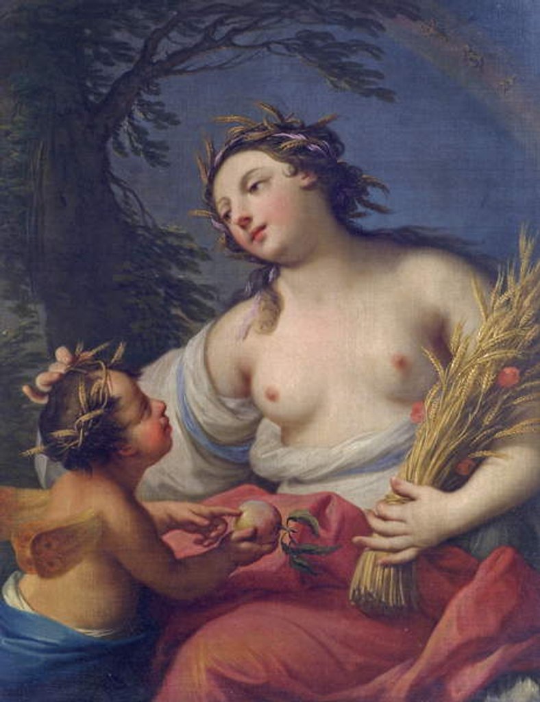 Detail of Summer, c.1760 by English School