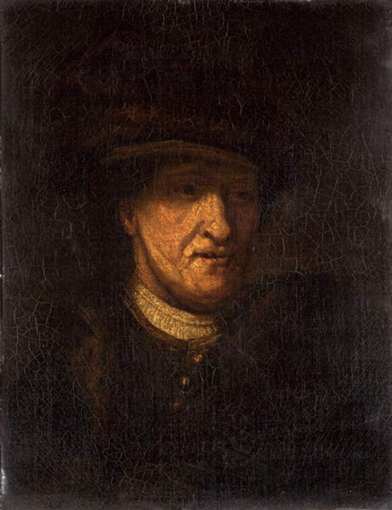 Detail of Head of a Man, c.1825 by Rembrandt Harmensz. van Rijn