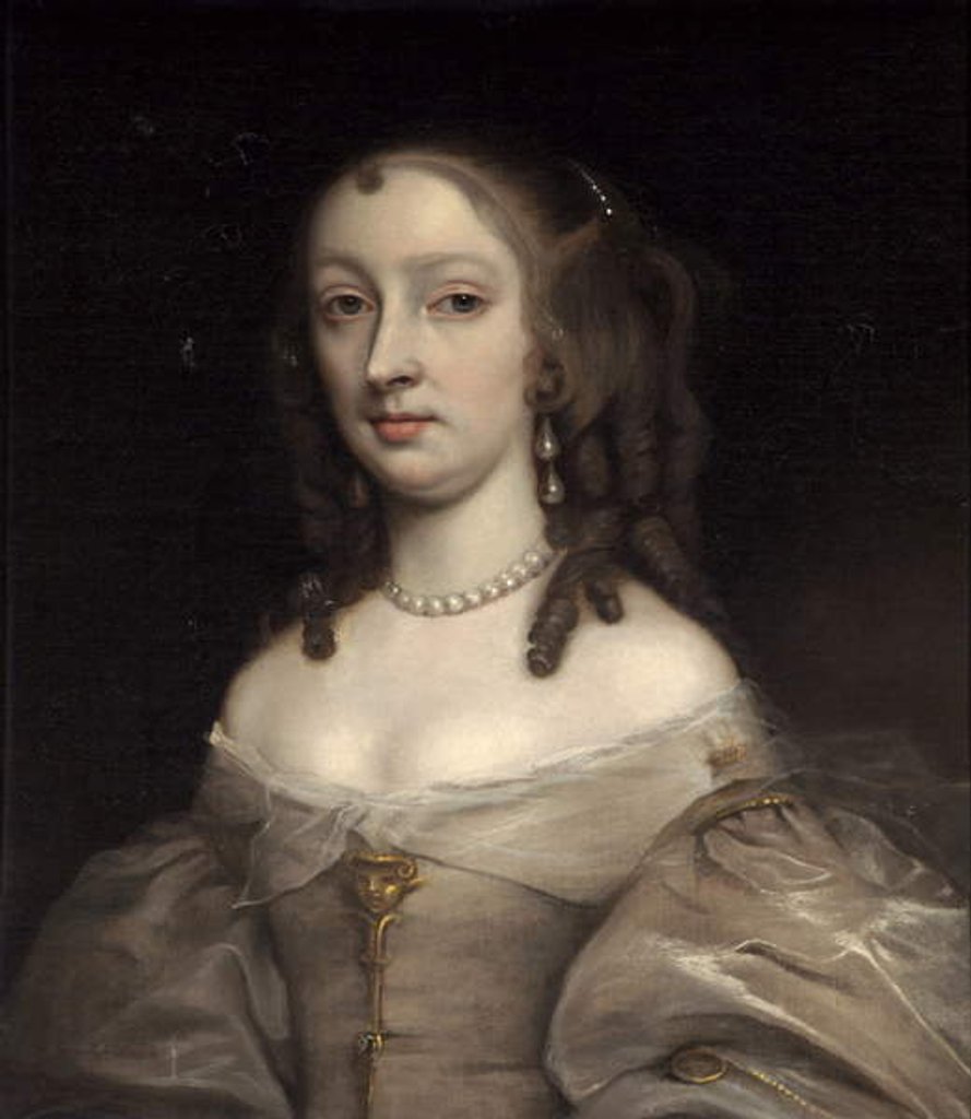 Detail of Mary Bagot, Countess of Dorset, c.1670 by John Michael Wright