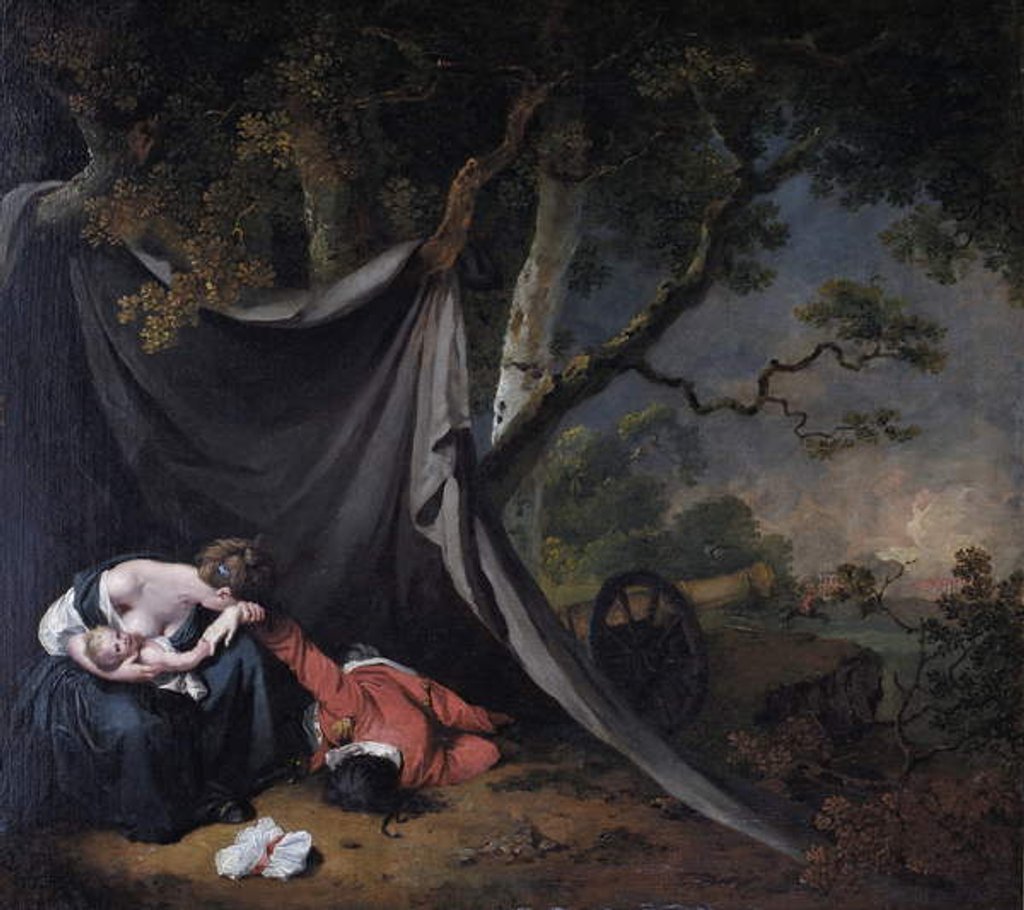 Detail of The Dead Soldier, c.1789 by Joseph Wright of Derby