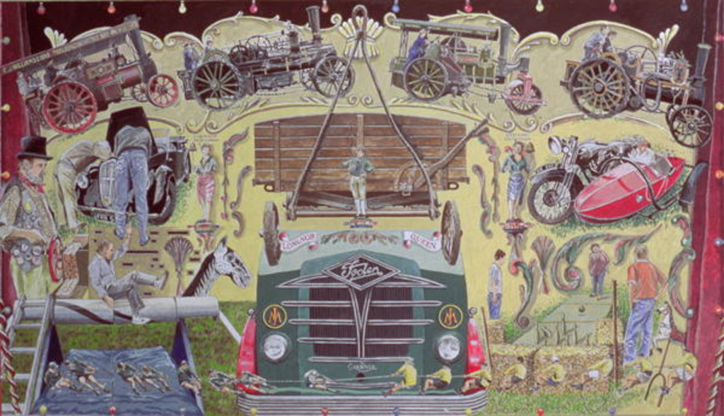 Detail of At the Vintage Show, 1993 by Huw S. Parsons