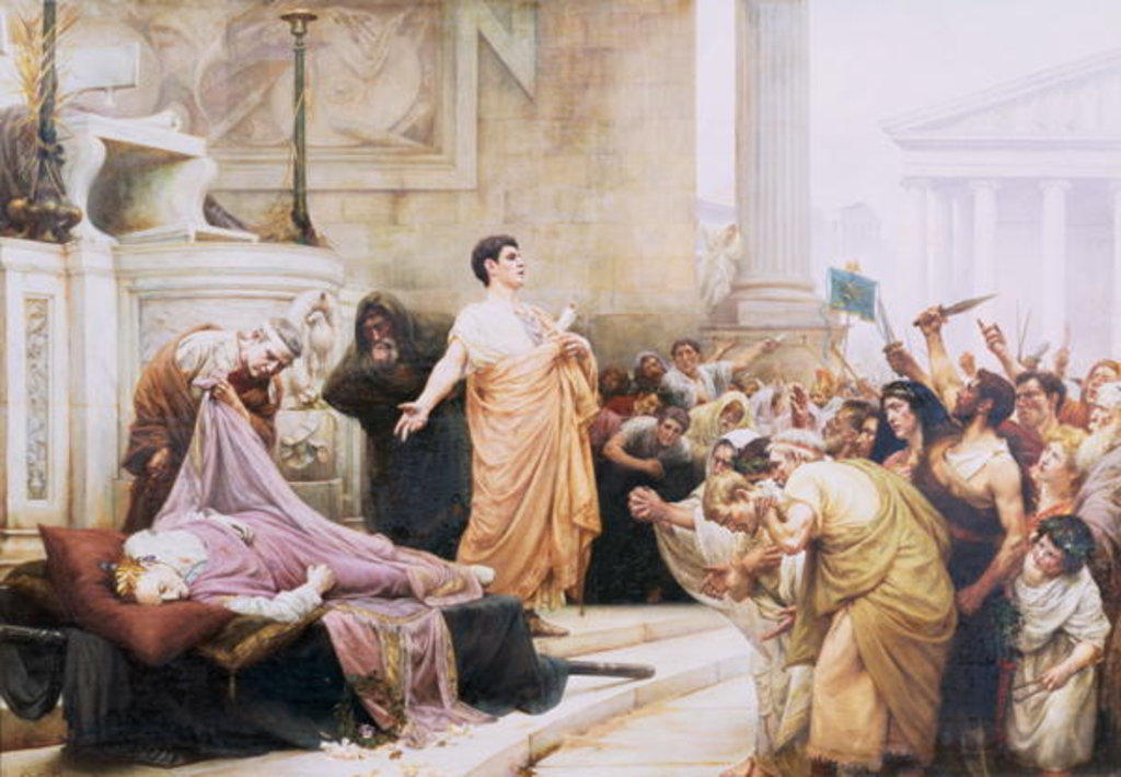 Detail of Mark Antony's Oration by George Edward Robertson