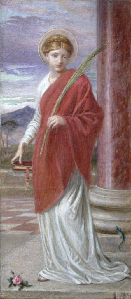 Detail of Santa Bibliana by Frederick James Sheilds