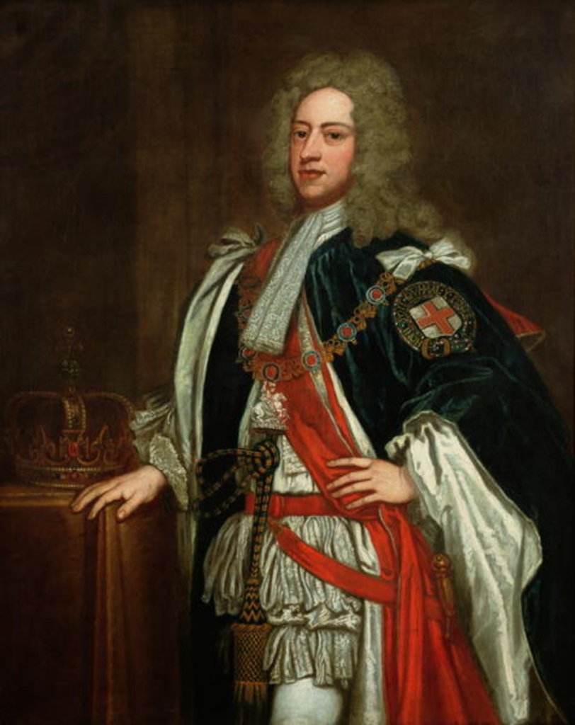 Detail of George II of Great Britain, 18th century by George Knapton