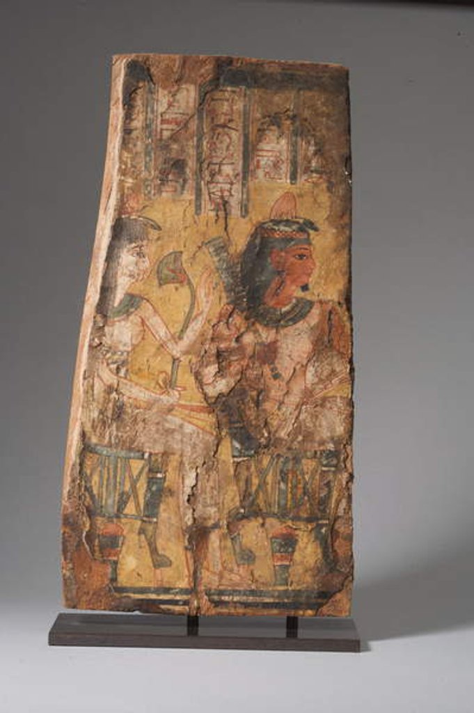 Detail of Sarcophagus panel, Third Intermediate Period by Egyptian 21st Dynasty