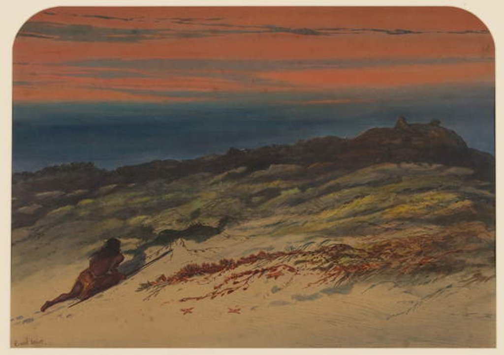 Detail of Hunting Seals, 1871 by Ernest Henry Griset