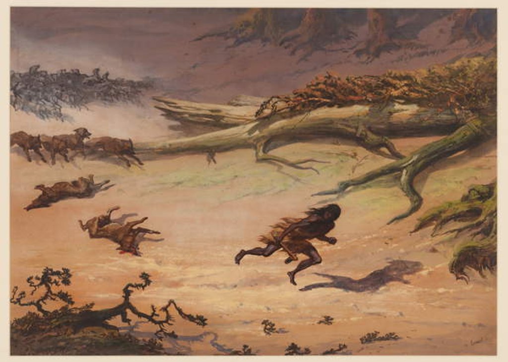 Detail of Hunting, 1871 by Ernest Henry Griset