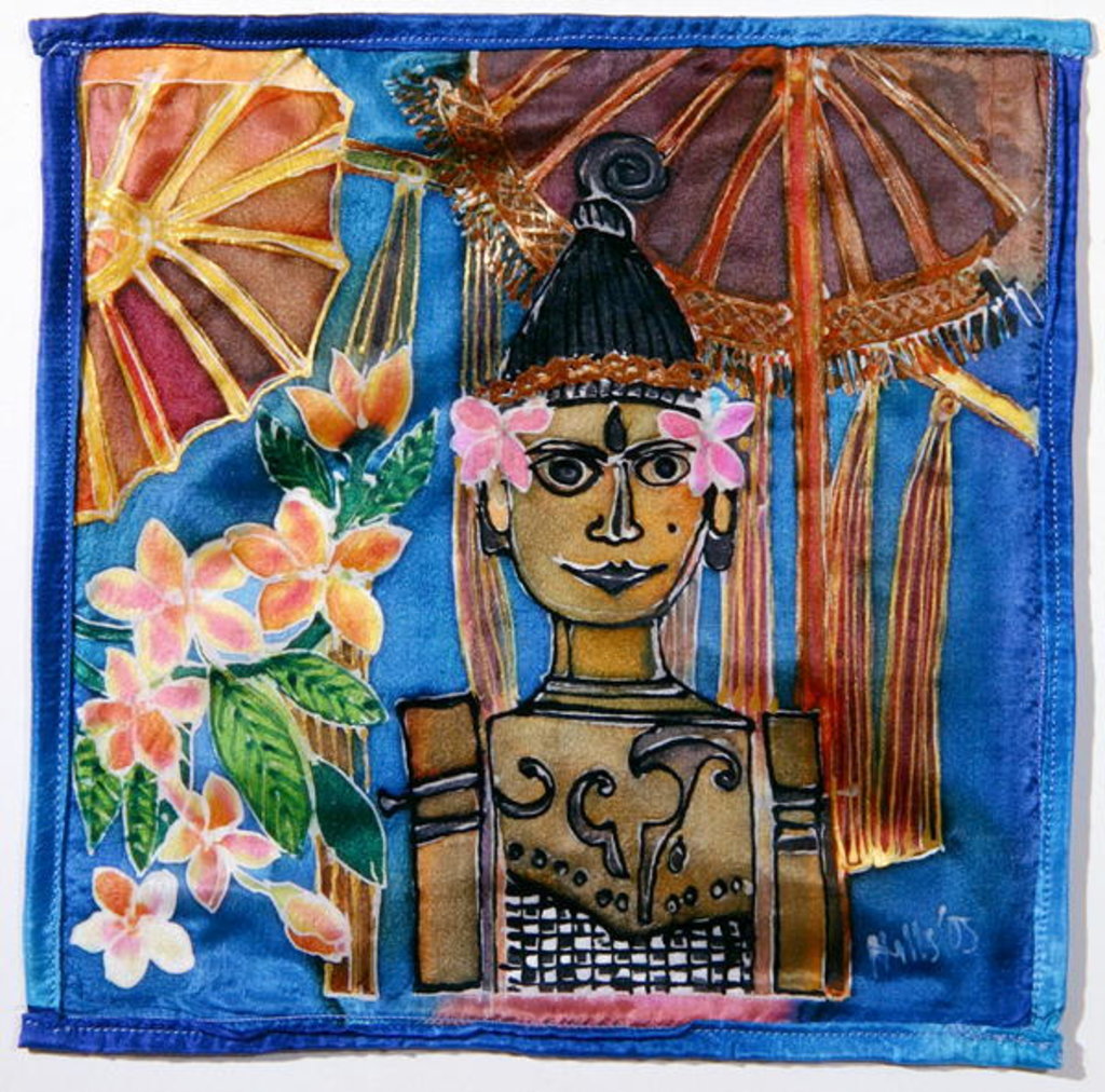 Detail of Balinese Puppet, 2005 by Hilary Simon