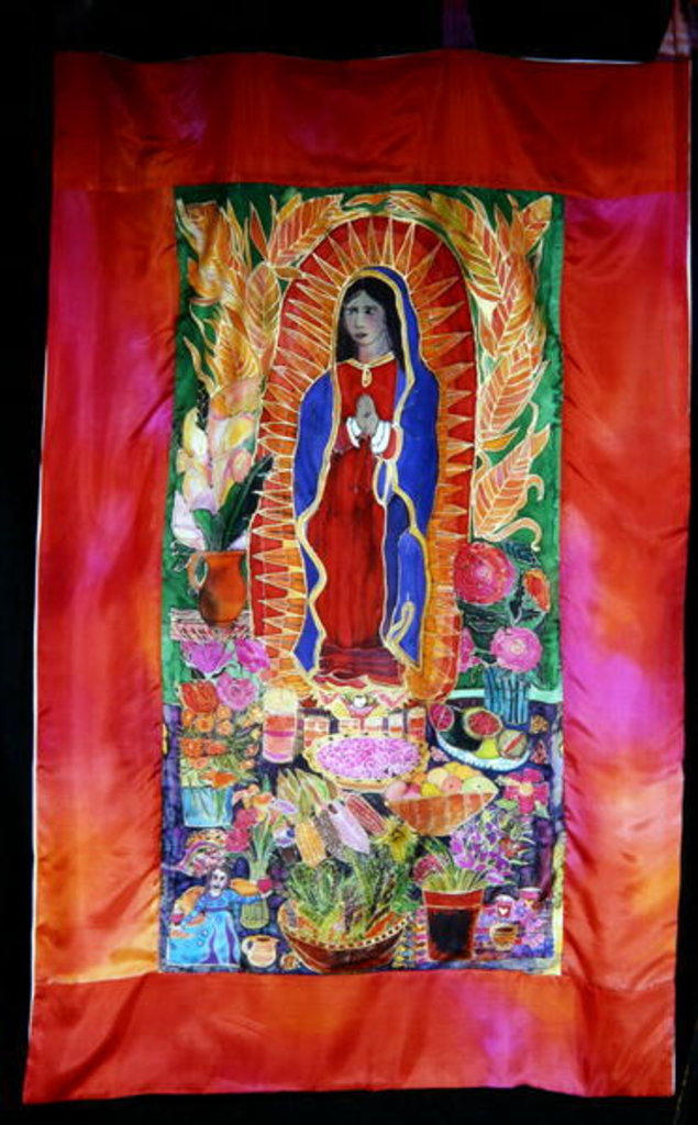 Detail of Celebration to the Virgin of Guadeloupe, 2005 by Hilary Simon